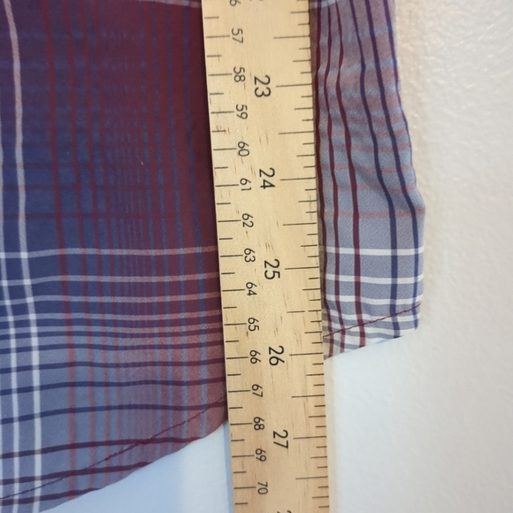 Mountain Equipment Shirt Mens Medium Button Up Plaid Outdoor Gorpcore Hiking - Picture 7 of 8